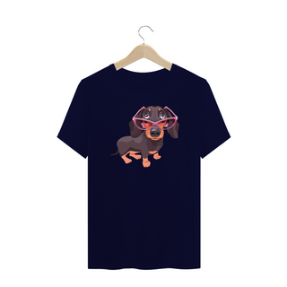 Nome do produtoCamiseta Plus SIze Dachshund de Óculos