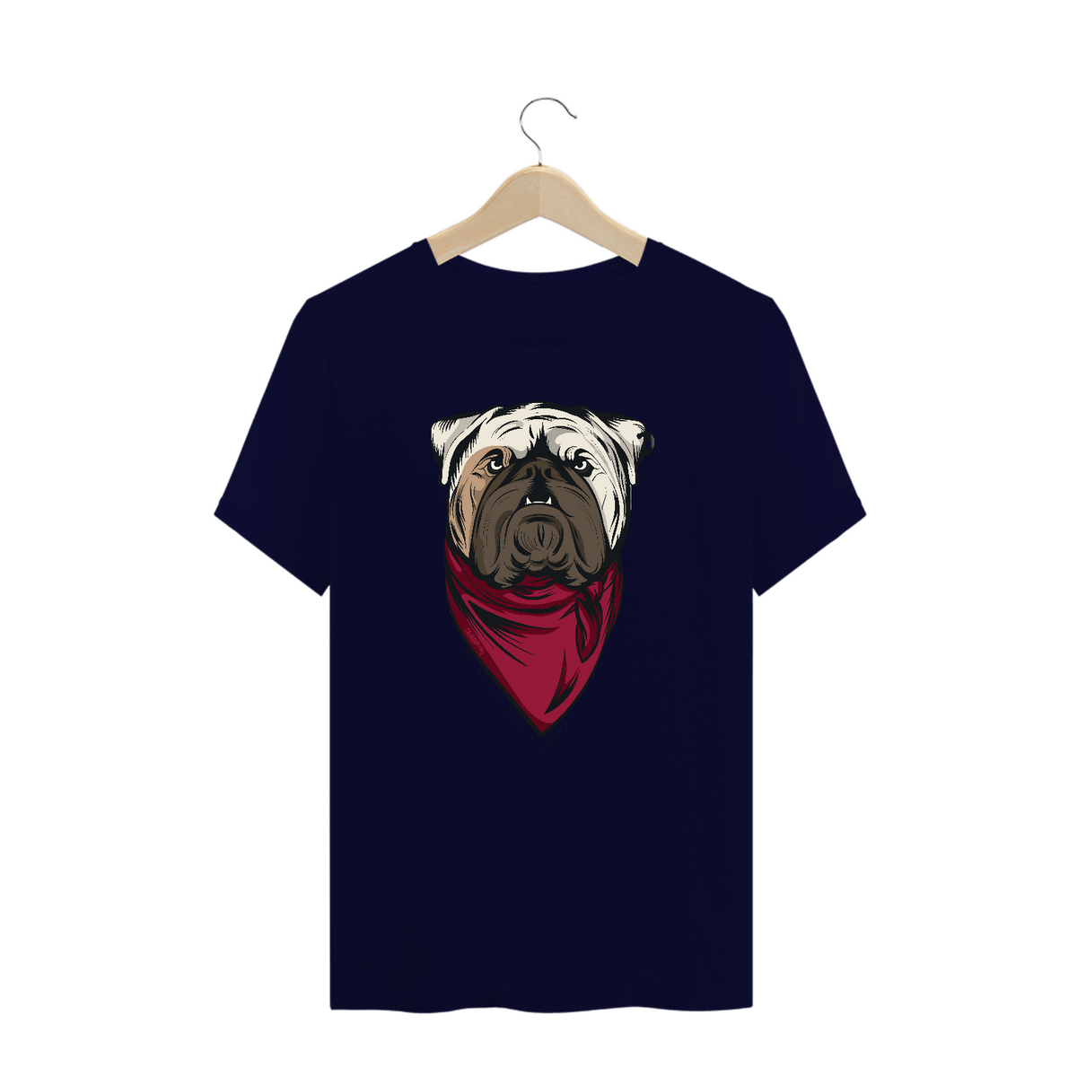 Nome do produto: Camiseta Plus Size Bulldog Inglês