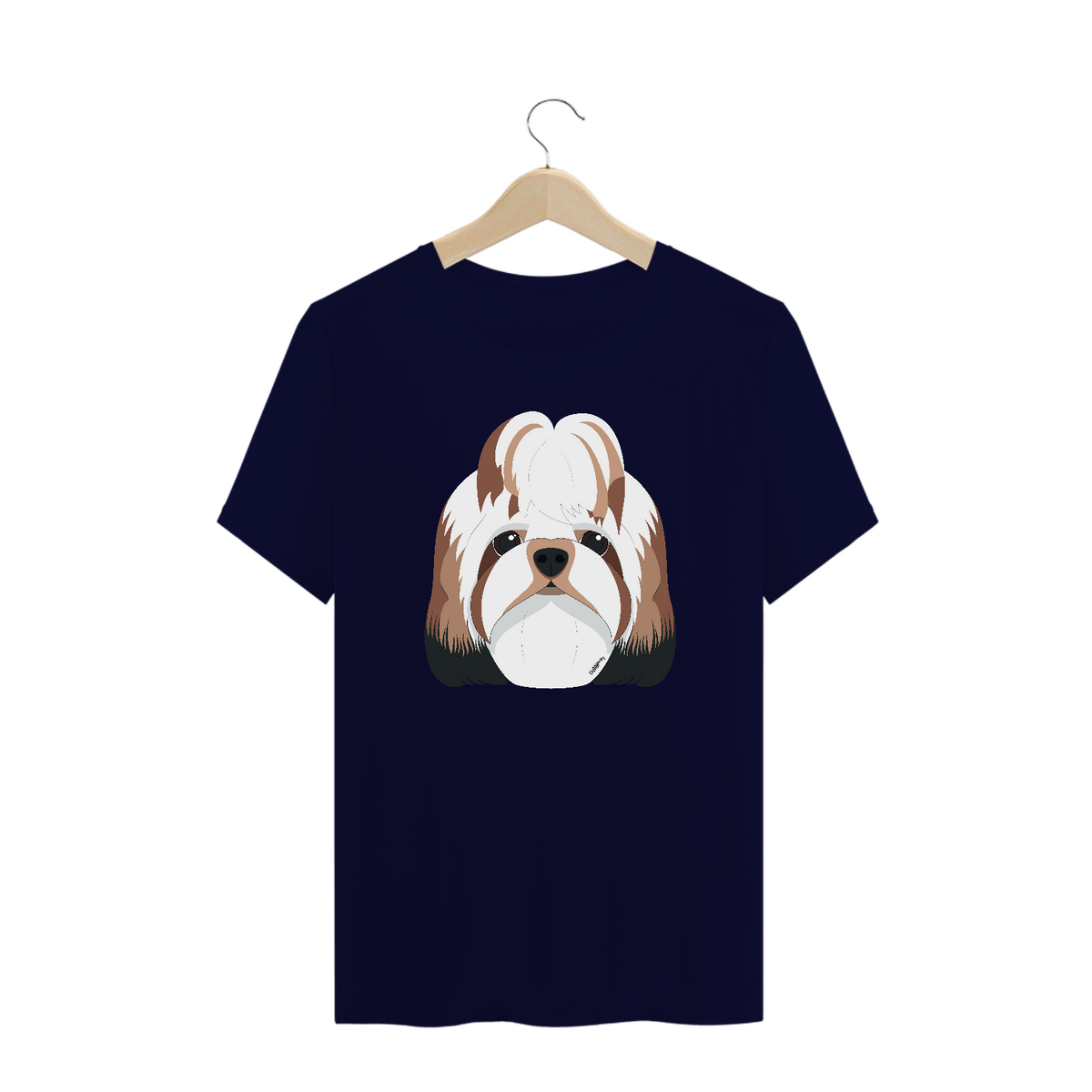 Nome do produto: Camiseta Plus Size Shih Tzu