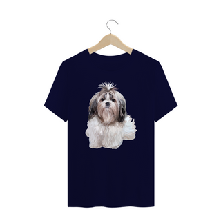 Nome do produtoCamiseta Plus Size Shih Tzu Realista