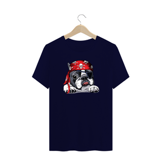 Nome do produtoCamiseta Plus Size Bulldog Francês Pirata