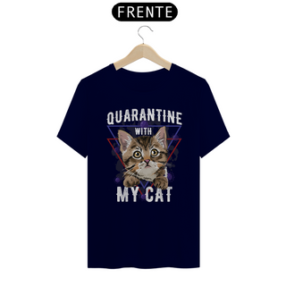 Nome do produtoCamiseta Quarantine With My Cat