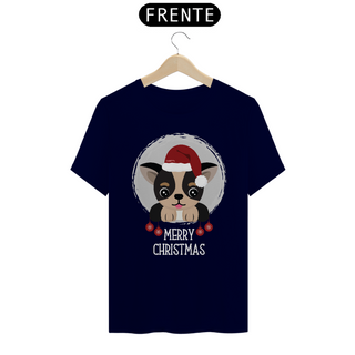 Nome do produtoCamiseta Cachorro Merry Christmas