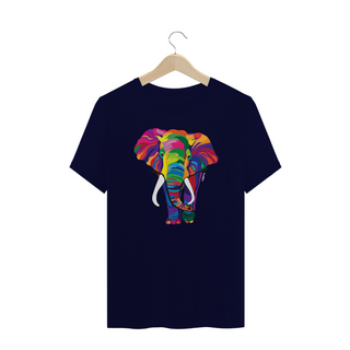 Camiseta Plus Size Elefante - Modelo 1
