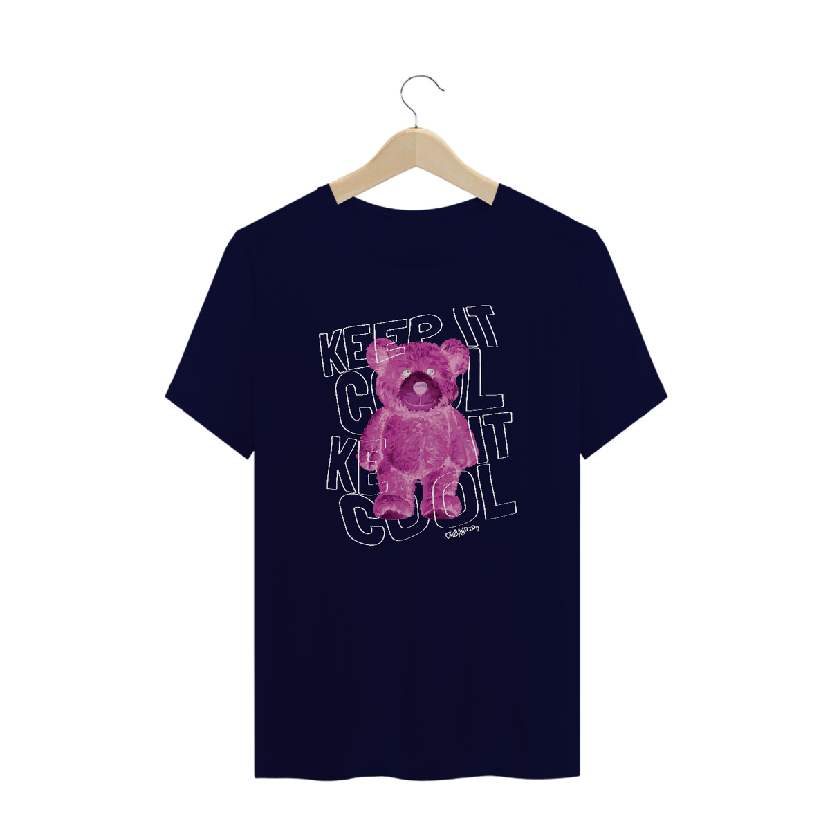 Nome do produto: Camiseta Plus Size Urso - Modelo 3