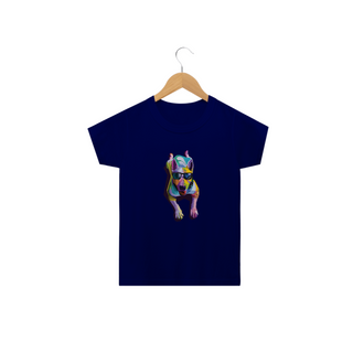 Nome do produtoCamiseta Infantil Cachorro Deitado Pop Art