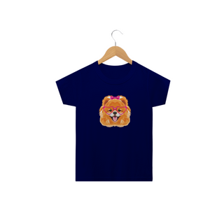 Nome do produtoCamiseta Infantil Spitz Alemão - Lulu da Pomerânia Fêmea