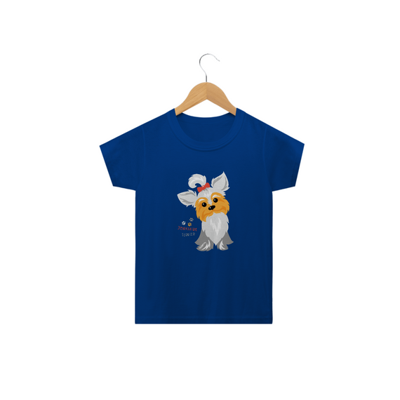 Camiseta Infantil Yorkshire Terrier