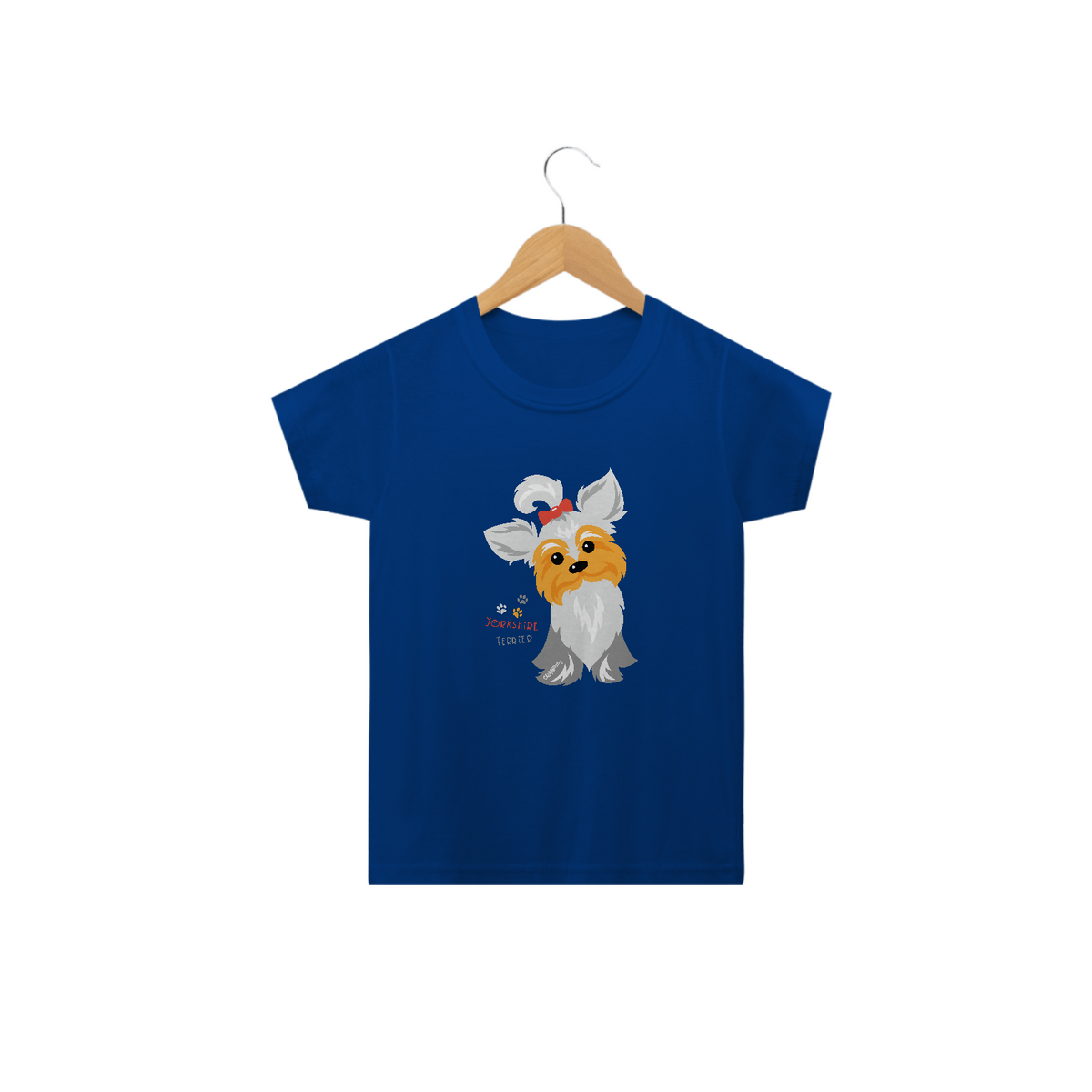 Nome do produto: Camiseta Infantil Yorkshire Terrier