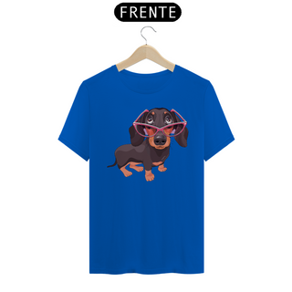 Nome do produtoCamiseta Dachshund de Óculos