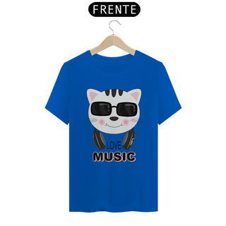 Nome do produtoCamiseta Gato Love Music