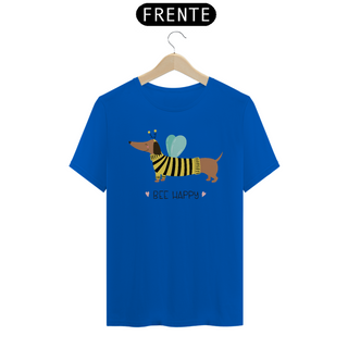 Nome do produtoCamiseta Dachshund Bee Happy