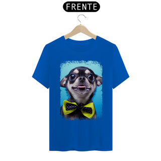 Nome do produtoCamiseta Chihuahua Preto de Gravatinha