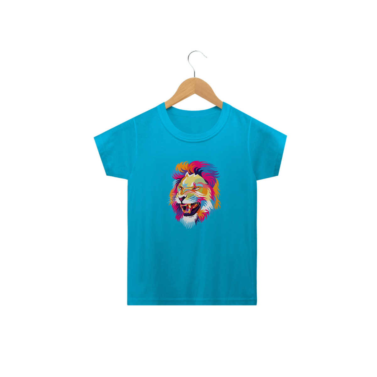 Nome do produto: Camiseta Infantil Leão - Modelo 2