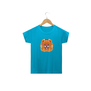 Nome do produtoCamiseta Infantil Spitz Alemão - Lulu da Pomerânia Fêmea