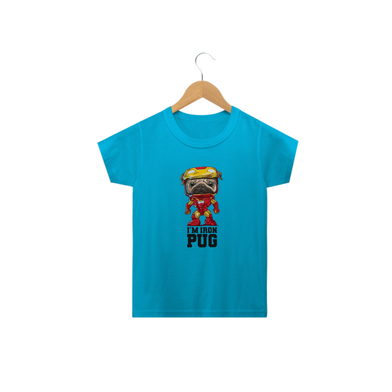 Camiseta Infantil I'm Iron Pug