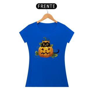 Nome do produtoBaby Look Gato Preto Halloween