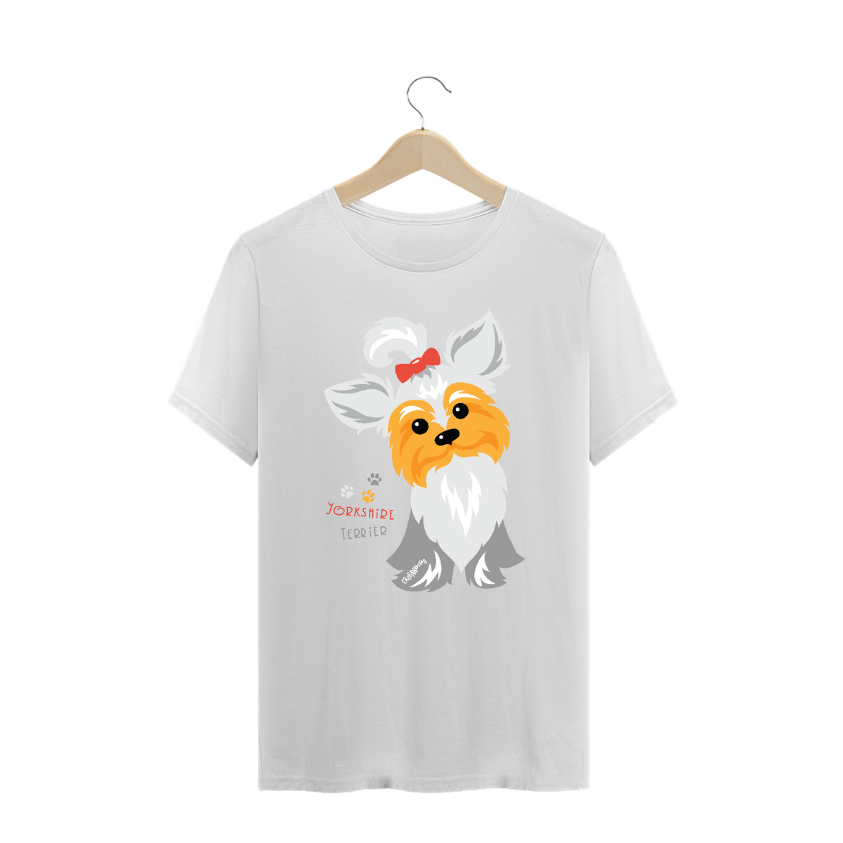 Nome do produto: Camiseta Plus Size Yorkshire Terrier
