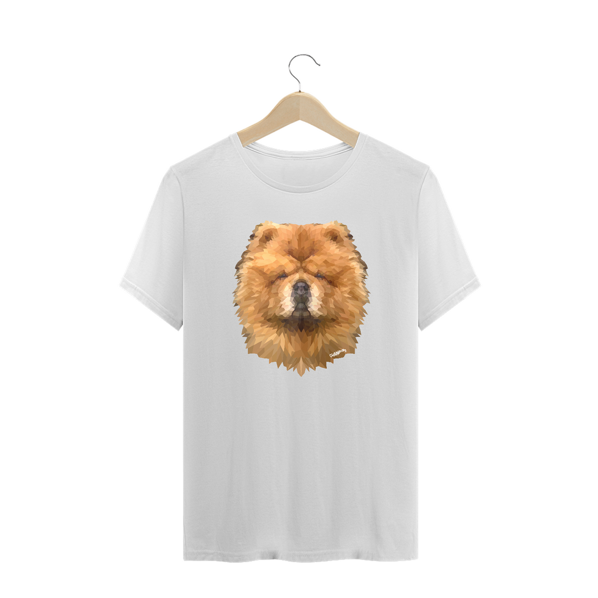 Nome do produto: Camiseta Plus Size Chow Chow Mosaico