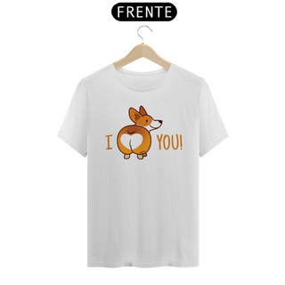 Nome do produtoCamiseta Corgi - I Love You