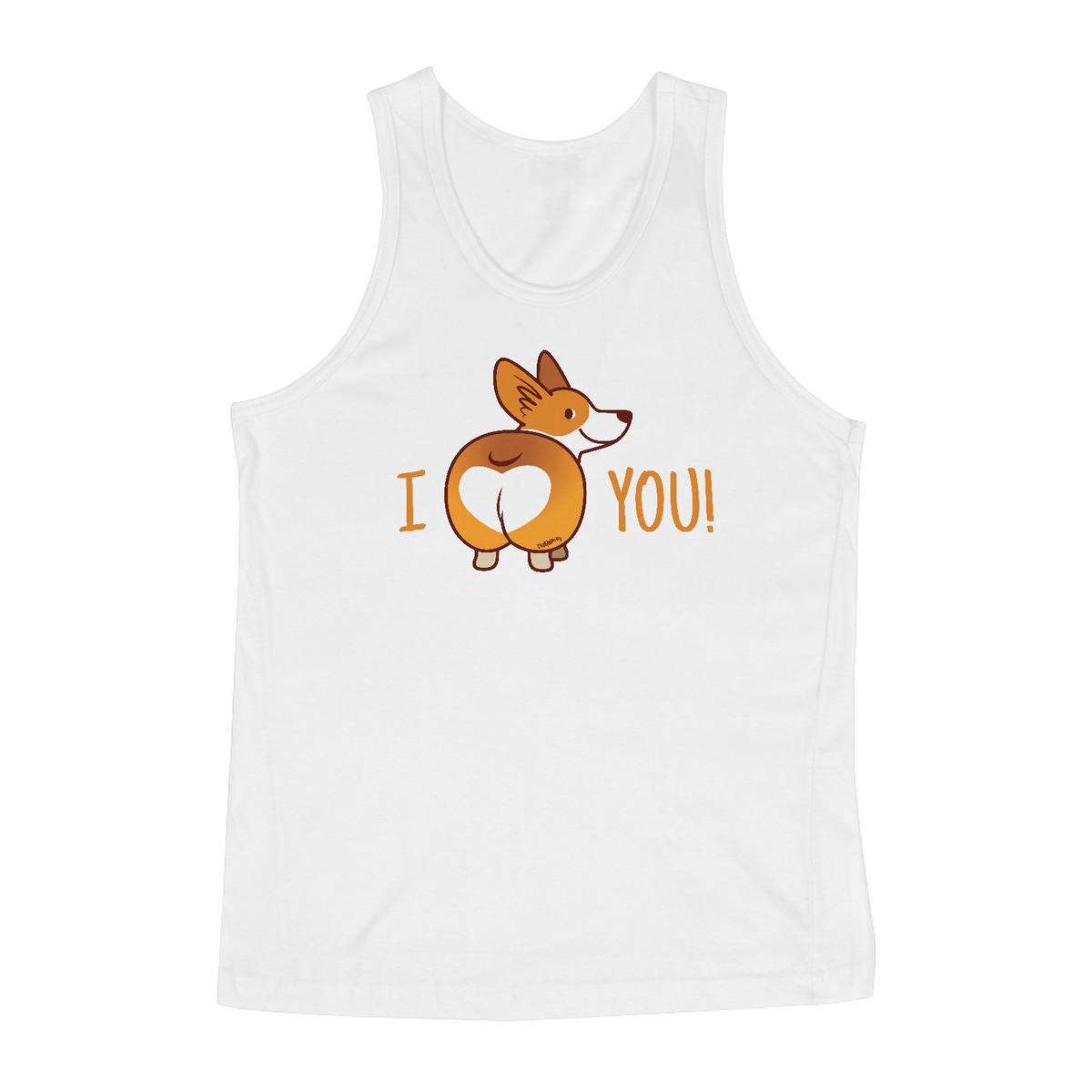 Nome do produto: Regata Corgi - I Love You