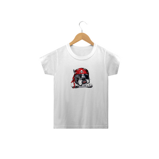 Nome do produtoCamiseta Infantil Bulldog Francês Pirata