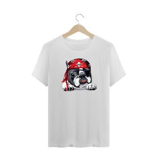 Nome do produtoCamiseta Plus Size Bulldog Francês Pirata