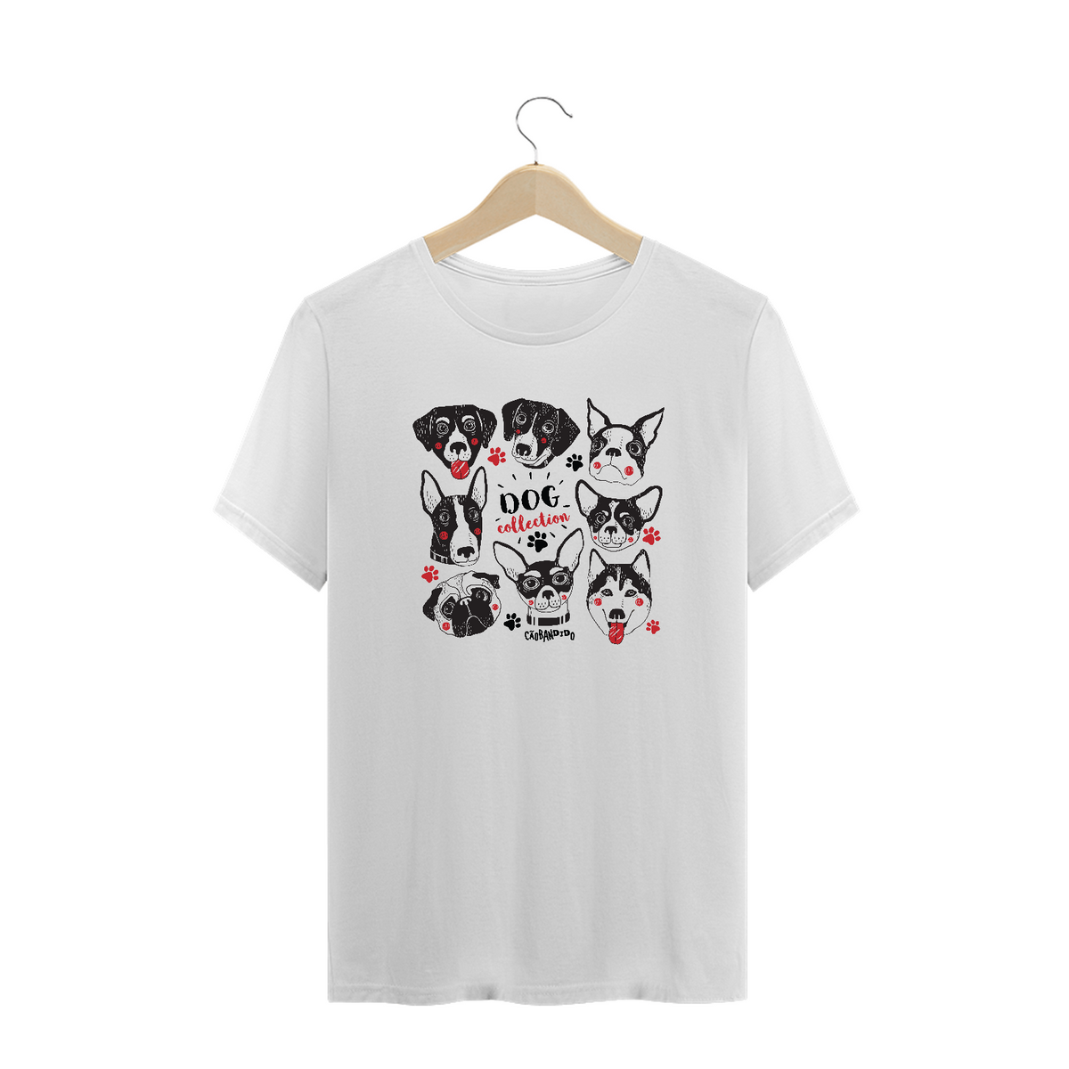 Nome do produto: Camiseta Plus Size Dog Collection