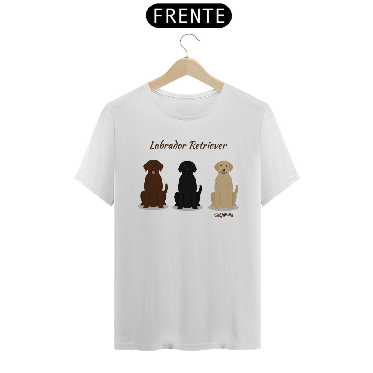 Nome do produto: Camiseta Labrador Todas as Cores