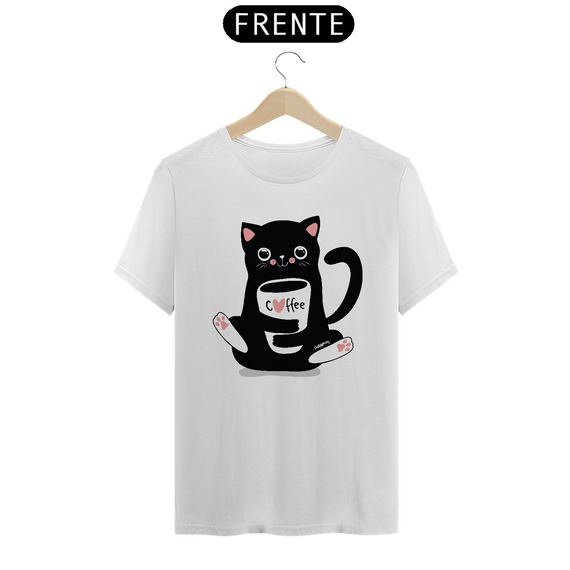 Camiseta Gato Preto Café
