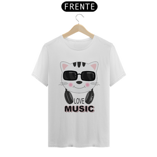 Nome do produtoCamiseta Gato Love Music