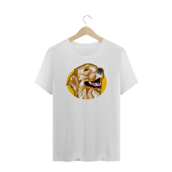 Camiseta Plus Size Golden Retriever Mosaico Guth Dog
