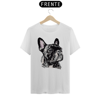 Camiseta Bulldog Francês Pintura Digital