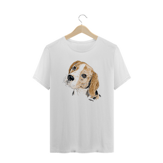 Nome do produtoCamiseta Plus Size Beagle Pintura Digital