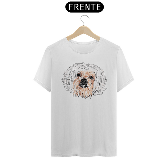 Camiseta Lhasa Apso Pintura Digital