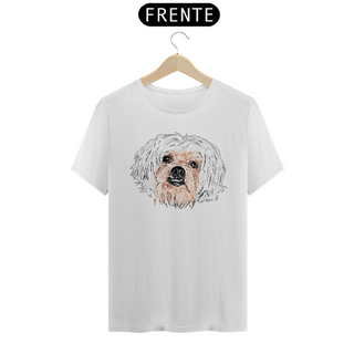 Camiseta Lhasa Apso Pintura Digital