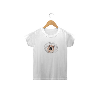 Nome do produtoCamiseta Infantil Lhasa Apso Pintura Digital