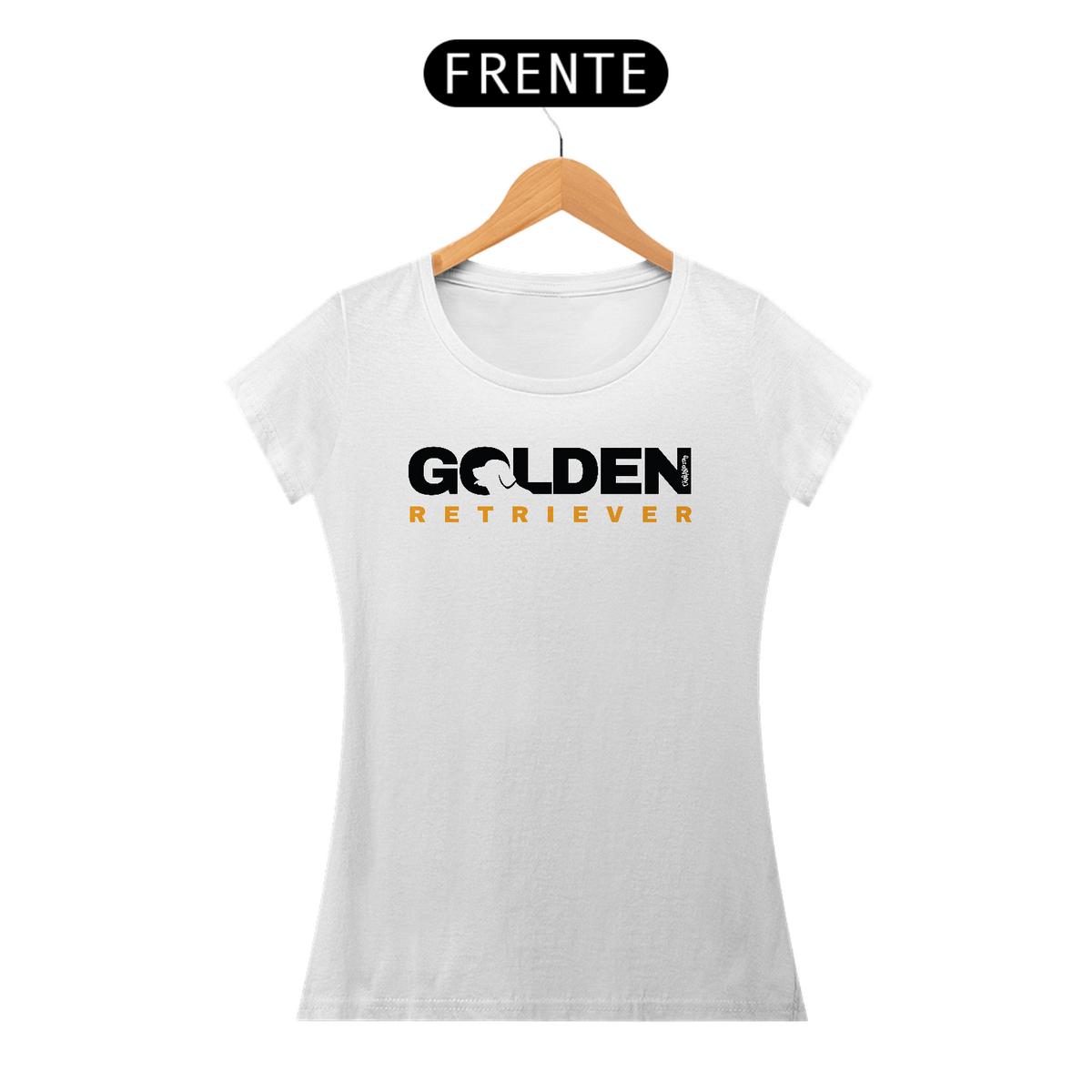 Nome do produto: Baby Look Golden Retriever Logotipo