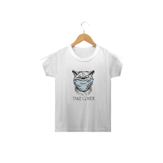 Nome do produtoCamiseta Infantil Cachorro Take Cover