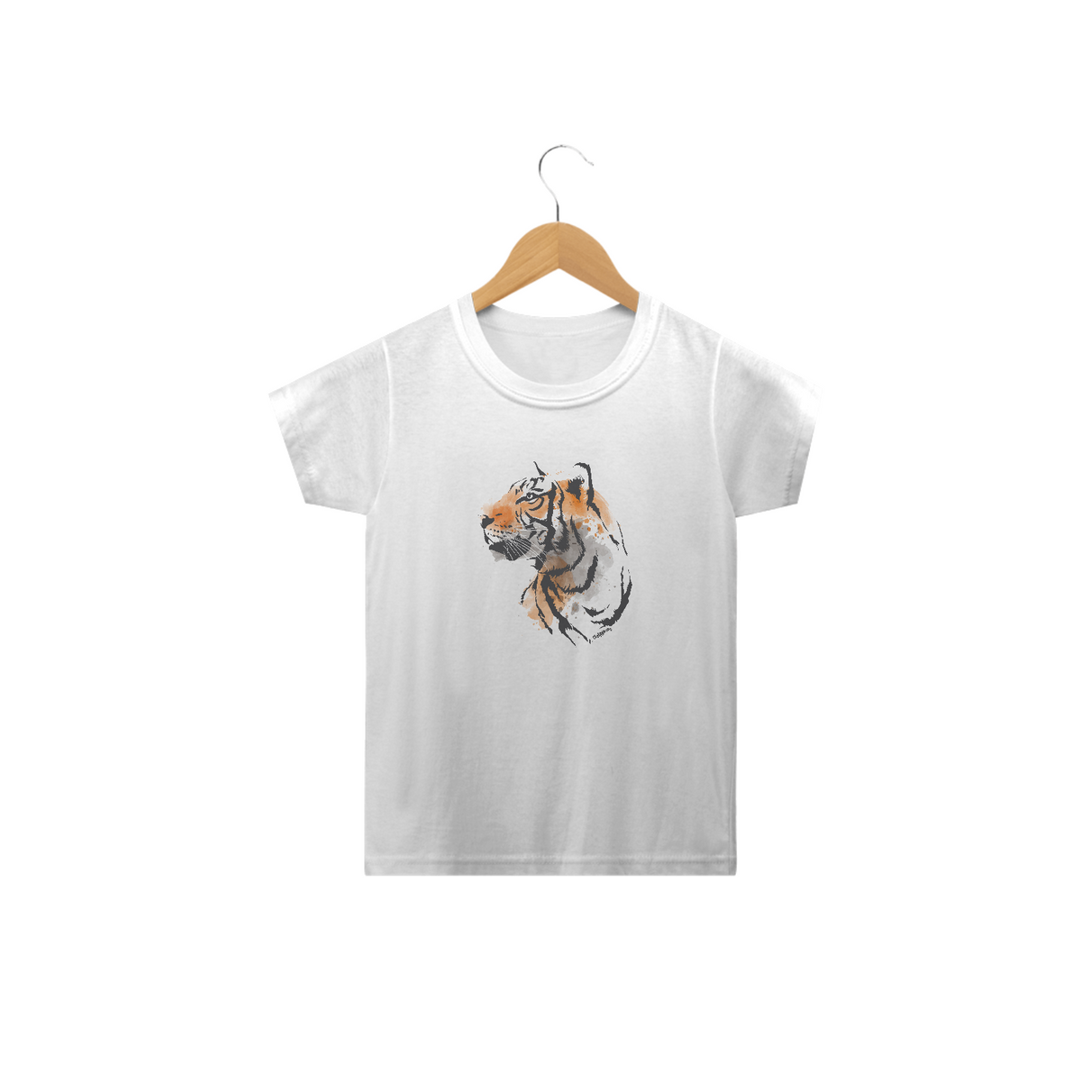 Nome do produto: Camiseta Infantil Tigre - Modelo 2