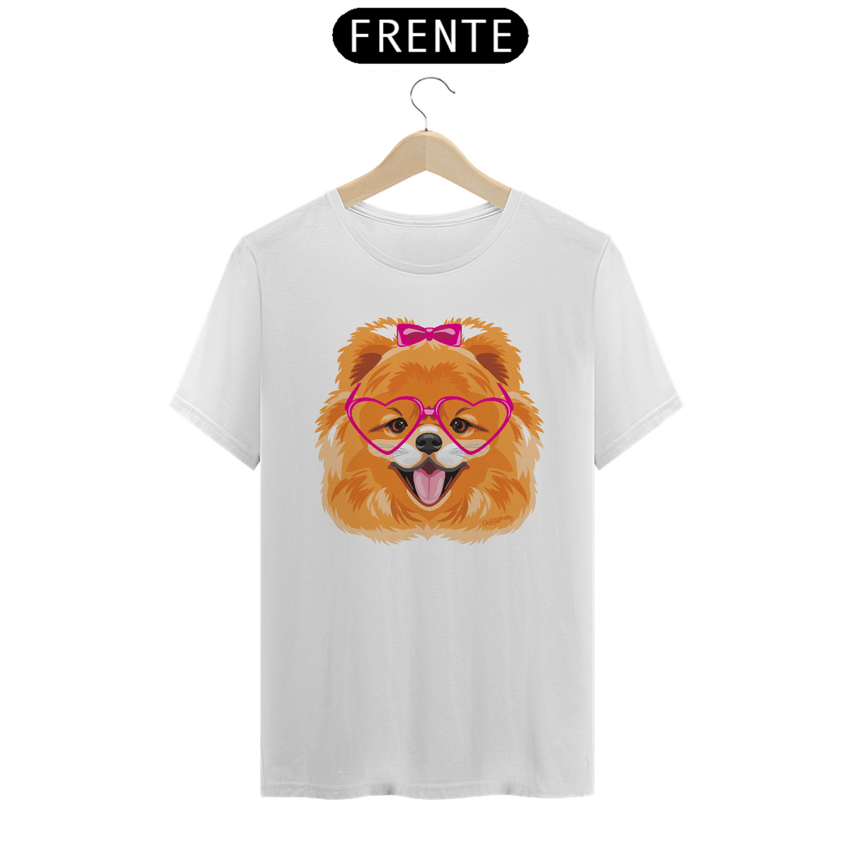 Nome do produto: Camiseta Spitz Alemão - Lulu da Pomerânia Fêmea