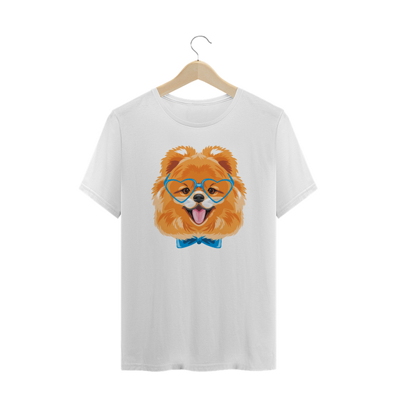 Camiseta Plus Size Spitz Alemão - Lulu da Pomerânia Macho