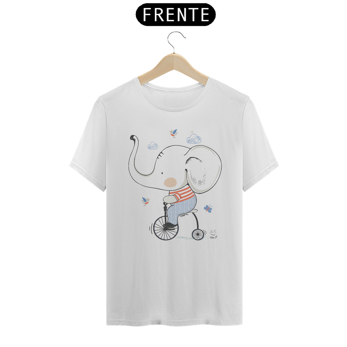 Nome do produto: Camiseta Elefante - Modelo 3