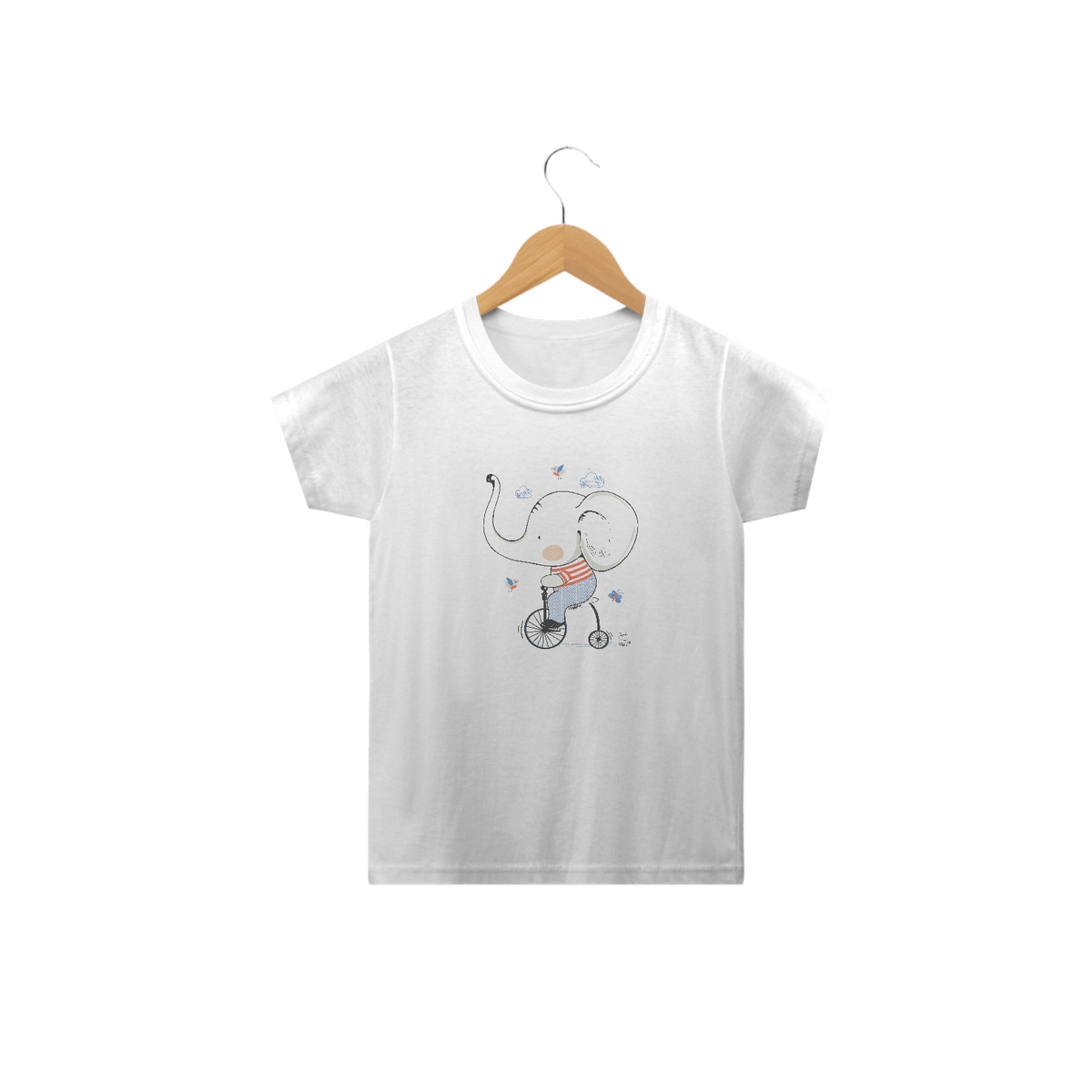 Nome do produto: Camiseta Infantil Elefante - Modelo 3