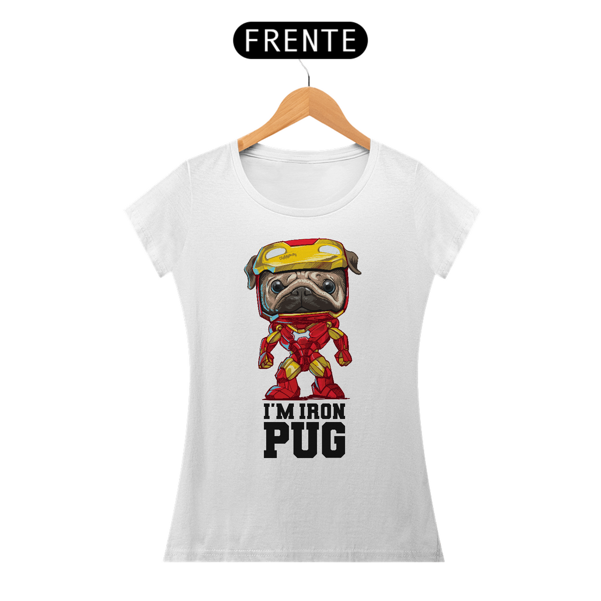 Nome do produto: Baby Look I\'m Iron Pug