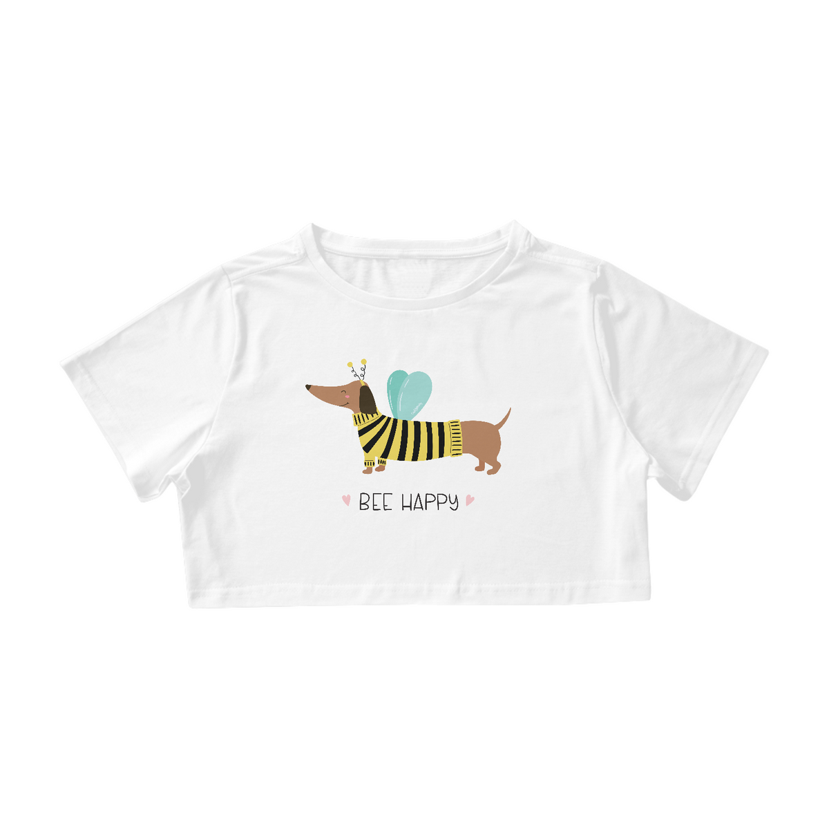 Nome do produto: Cropped Dachshund Bee Happy