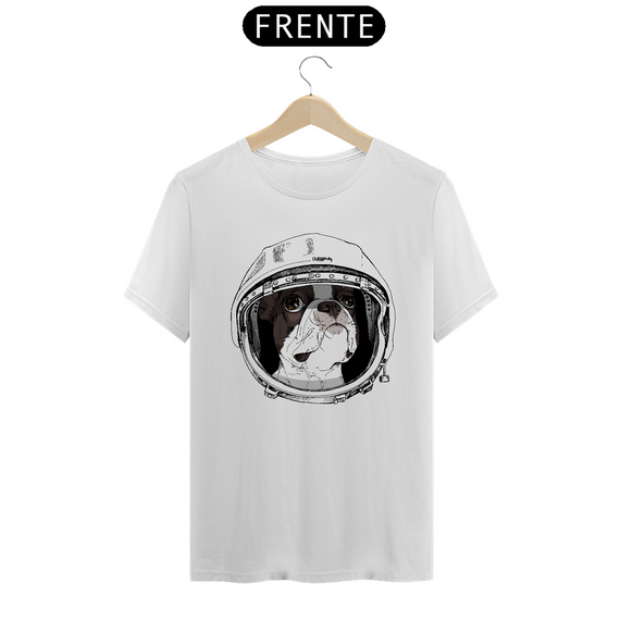 Camiseta Boston Terrier Astronauta