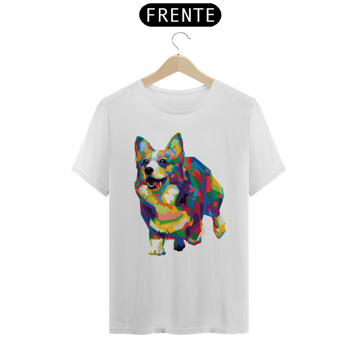 Nome do produto: Camiseta Welsh Corgi Pop Art