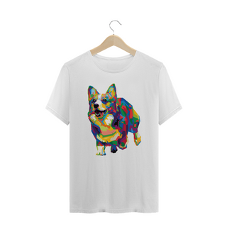 Nome do produtoCamiseta Plus Size Welsh Corgi Pop Art