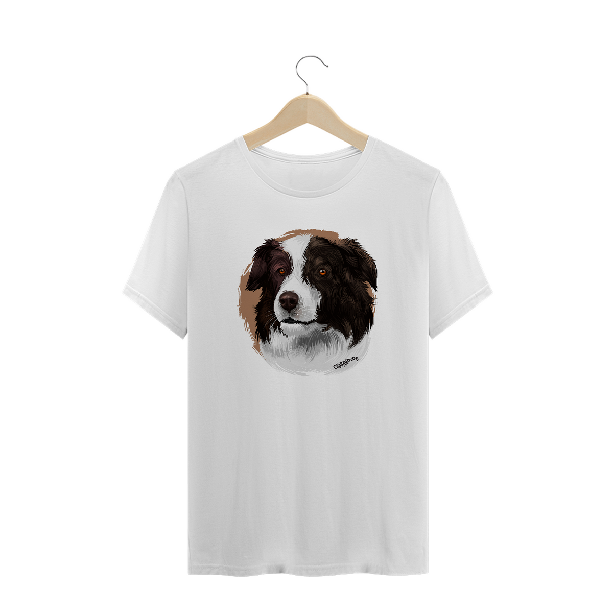 Nome do produto: Camiseta Plus Size Border Collie